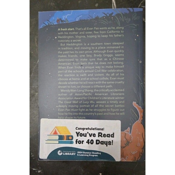 The Secret Battle of Evan Pao Wendy Wan-Long Shang 2022 Scholastic Paperback - Picture 2 of 4